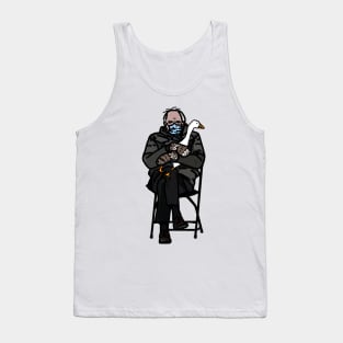 Bernie Sanders in Mittens Holding a Gaming Goose Tank Top